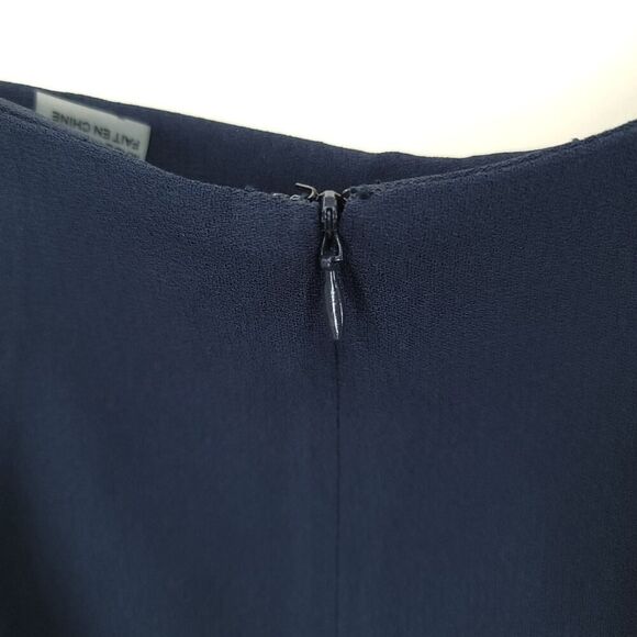 Peter Nygard 6P Navy Pencil Skirt Triacetate New - Picture 3 of 7